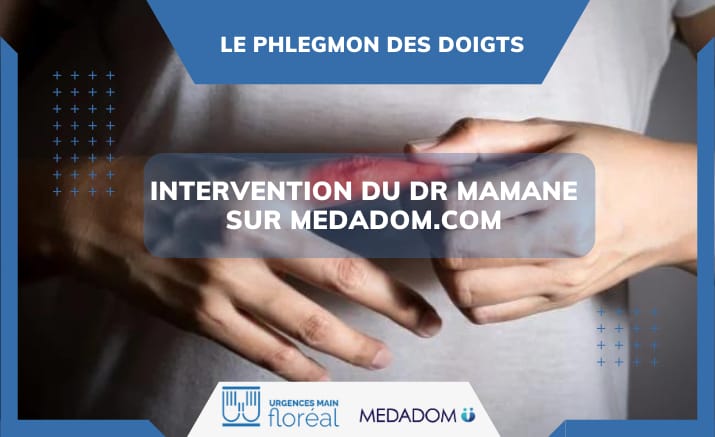 Publication du Dr Mamane sur le phlegmon des doigts